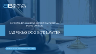 Las Vegas Dog Bite Lawyer | Benson & Bingham