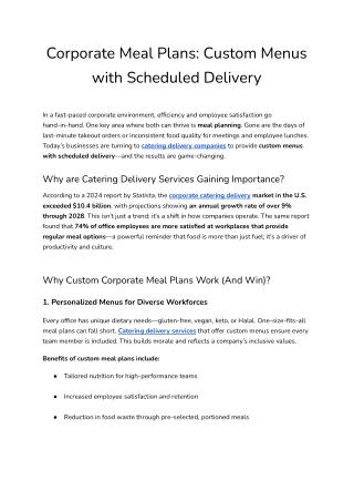 Corporate Meal Plans_ Custom Menus with Scheduled Delivery