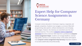 Expert Help for Computer Science Assignments Germany