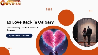 Trusted Ex Love Back in Calgary