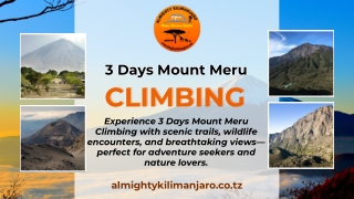 3 Days Mount Meru Climbing