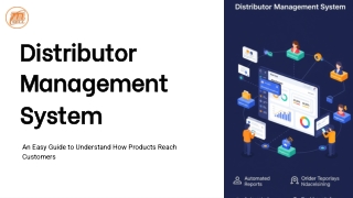 Distributor & Consumer Management System