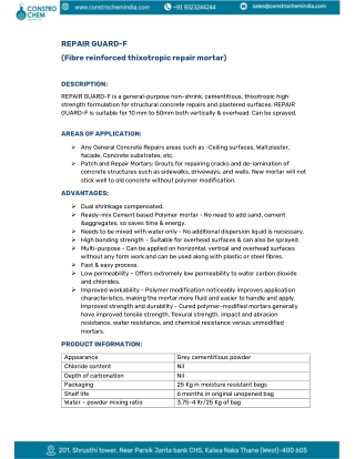 REPAIR-GUARD-F-fibre-reinforced-thixotropic-repair-mortar