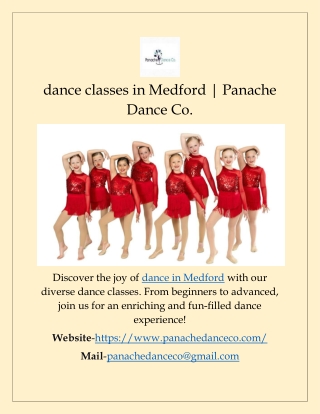 dance classes in Medford | Panache Dance Co.