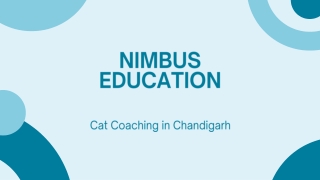 Best CAT Coaching in Chandigarh – Crack CAT with Expert Guidance