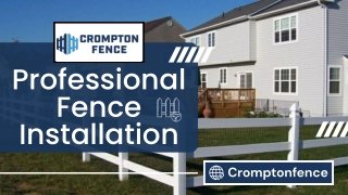 Chain Link Fence Installers - Crompton Fence