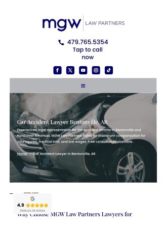 Car Accident Lawyer Bentonville, AR