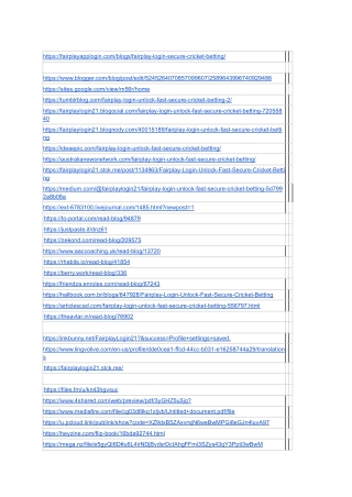 Fairplay Login| Unlock Fast Secure Cricket Betting