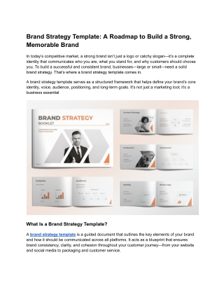 Complete Brand Strategy Template