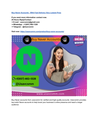 Buy Naver Accounts - With Fast Delivery Very Lowest Price ...