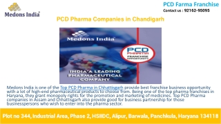 Best PCD Pharma in Chhattisgarh