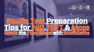Studio Test Preparation Tips for NID, NIFT & More
