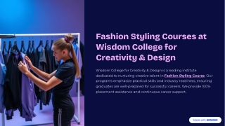 Curate & Command: The Digital Fashion Stylist Course
