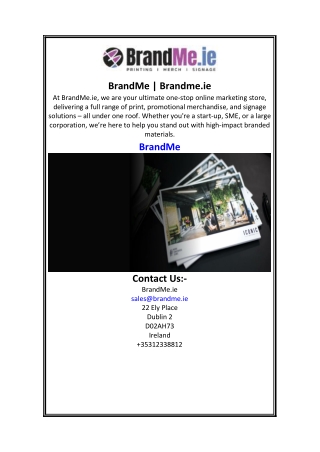 BrandMe Brandme.ie