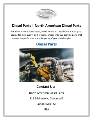 Diesel Parts
