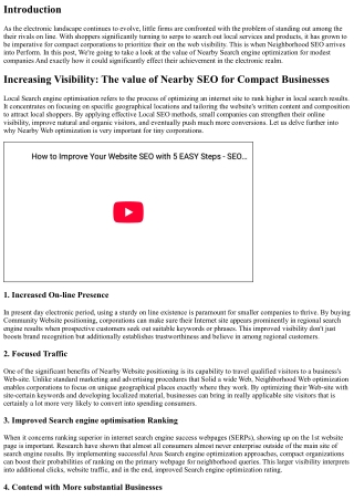 Increasing Visibility: The significance of Regional Search engine optimisation f