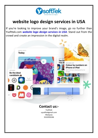 Website Logo Design Services In Usa | Ysofttek.com