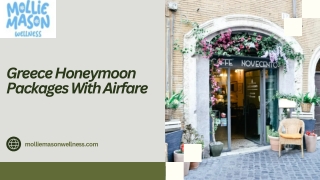 Greece Honeymoon Packages with Airfare | Mollie Mason
