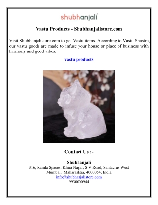 Vastu Products - Shubhanjalistore.com