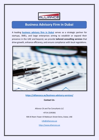 Business Advisory Firm in Dubai