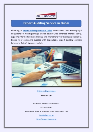 Expert Auditing Service in Dubai