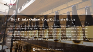 Buy Drinks Online Your Complete Guide