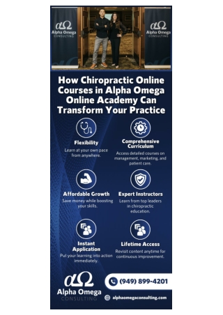 Transform Your Practice with Chiropractic Online Courses at Alpha Omega Academy