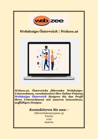 Webdesign Österreich | Webzee.at