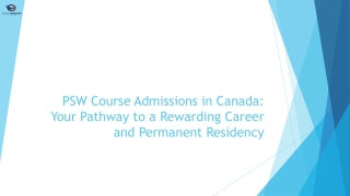 Start Your PSW Journey in Canada with TouchAbroad