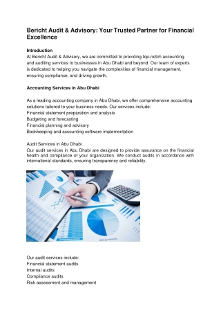 Bericht-ICV certificate in Abu Dhabi