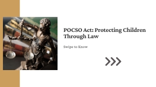 POCSO Act Protecting Children Through Law