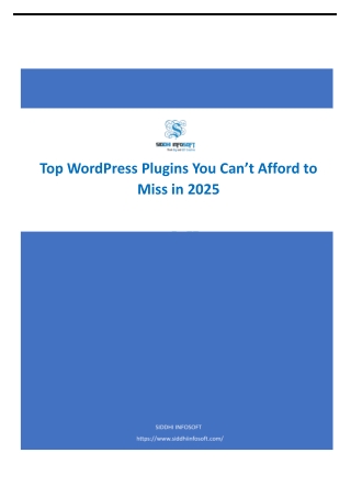 Top WordPress Plugins You Can’t Afford to Miss in 2025.docx