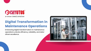 Digital Transformation in Maintenance Operations