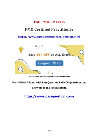 PMO Certified Practitioner PMO-CP Practice Test Questions