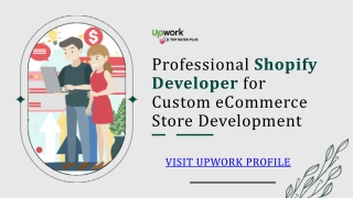 Rent a professional shopify developer to creating, customize and scale your ecom