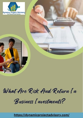 What Are Risk And Return In Business Investments