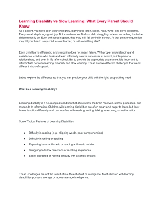 Learning Disability vs Slow Learning_ What Every Parent Should Know