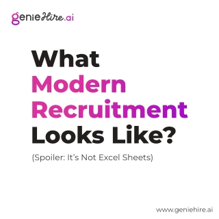 What modern recruitment looks like