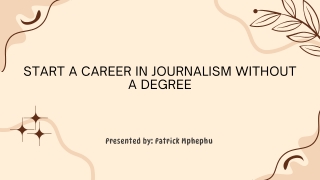 From Passion to Profession: Patrick Mphephu’s Guide to Journalism Without a Degr