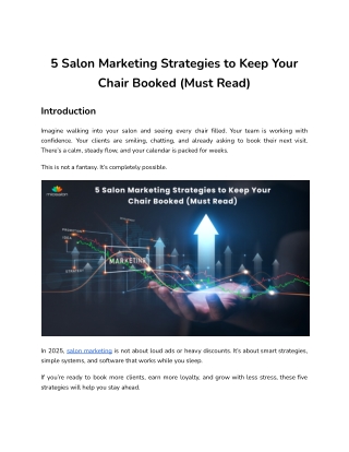 5 Salon Marketing Strategies to Keep Your Chair Booked