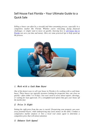 Sell Your House Fast in Florida | Real Results with DealMate