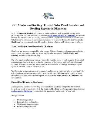 Trusted Solar Panel Installer and Roofing Experts in Oklahoma (1)