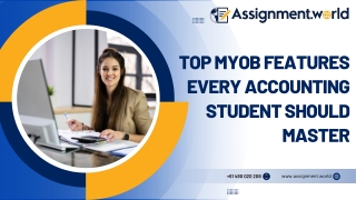 Top MYOB Features Every Accounting Student Should Master