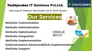 Techlycodes IT Solutions Pvt PPT.