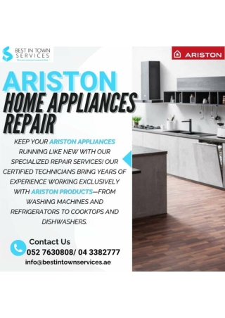 Ariston Home Appliances Repair - BIT