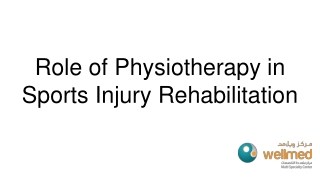 Role of Physiotherapy in Sports Injury Rehabilitation