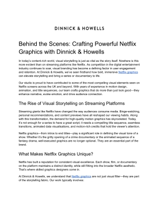 Behind the Scenes_ Crafting Powerful Netflix Graphics with Dinnick & Howells