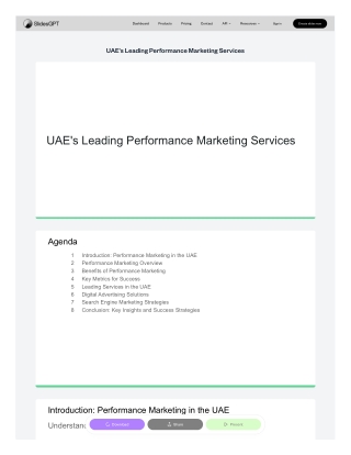 UAE's Leading Performance Marketing Services for Optimal Results
