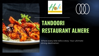 Tandoori Restaurant Almere