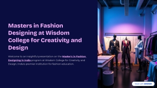 Threads of Heritage: Master of Arts in Indian Craft & Couture